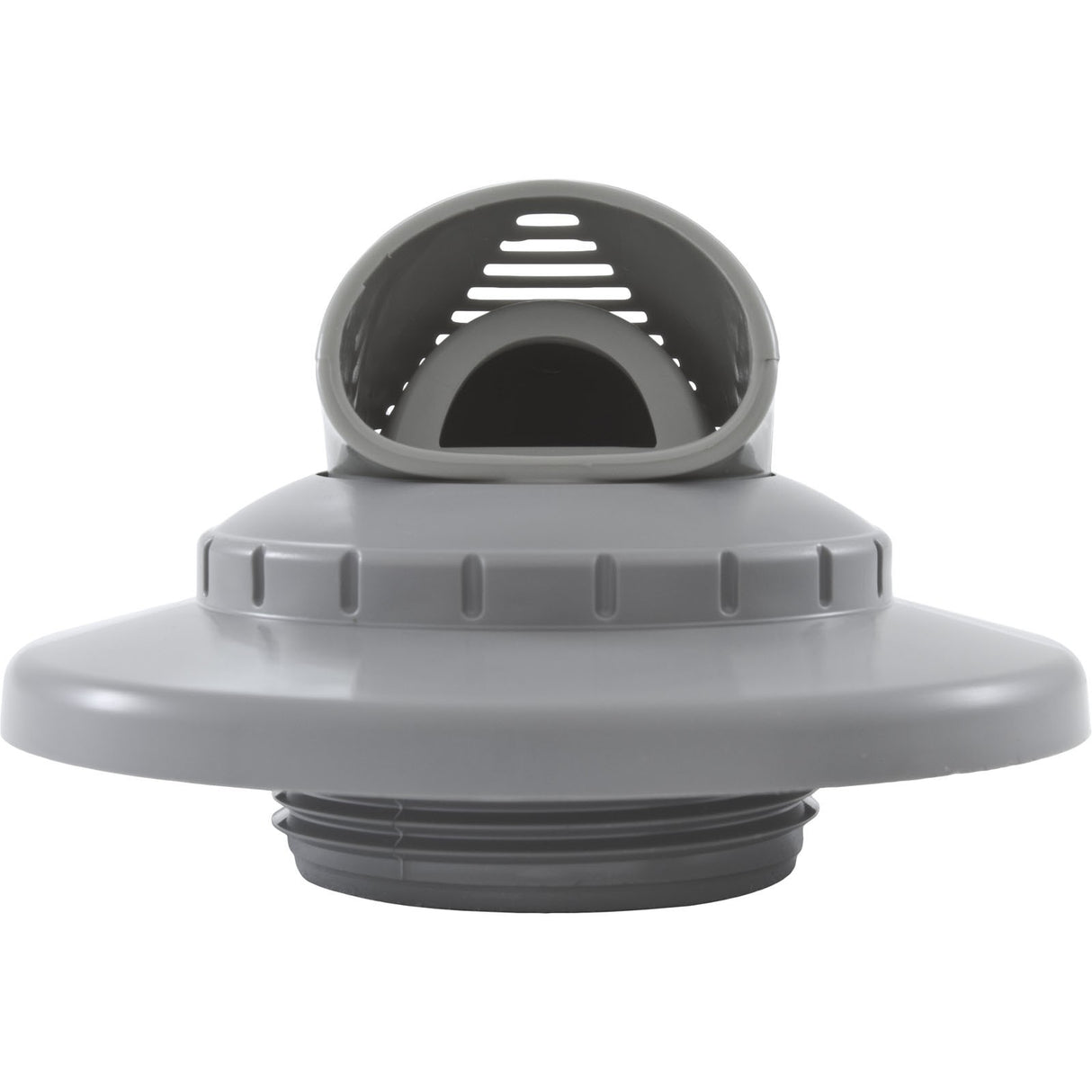 Inlet Fitting, Infusion Venturi, 1 - 1/2"mpt, w/Flange, Lt Gry : VRFTHFLG - Infusion Pool Products - 858923003178 - All Pool Parts