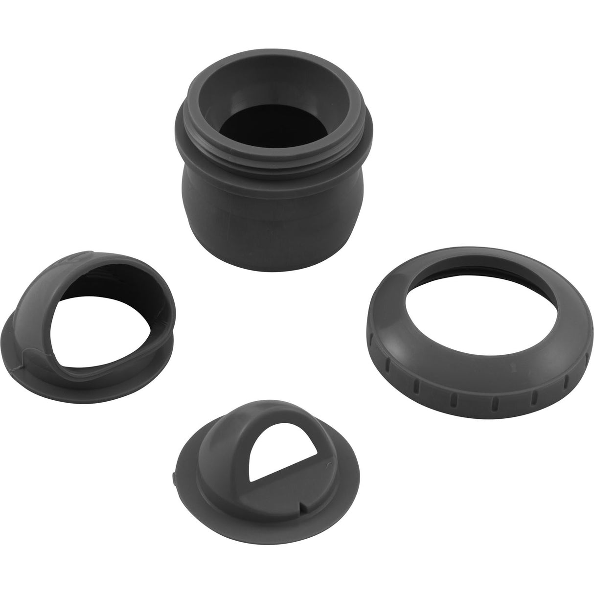 Inlet Fitting, Infusion Venturi, 2" Insider, Glueless, DkGry : VRFSAS2DG - Infusion Pool Products -  - All Pool Parts