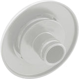 Inlet Fitting, Infusion Vent., 1" Insider Glueless, w/Flg, Wht : VRFSAF1WH - Infusion Pool Products - 858923003291 - All Pool Parts