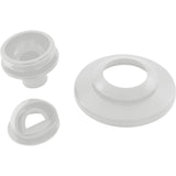 Inlet Fitting, Infusion Vent., 1" Insider Glueless, w/Flg, Wht : VRFSAF1WH - Infusion Pool Products - 858923003291 - All Pool Parts