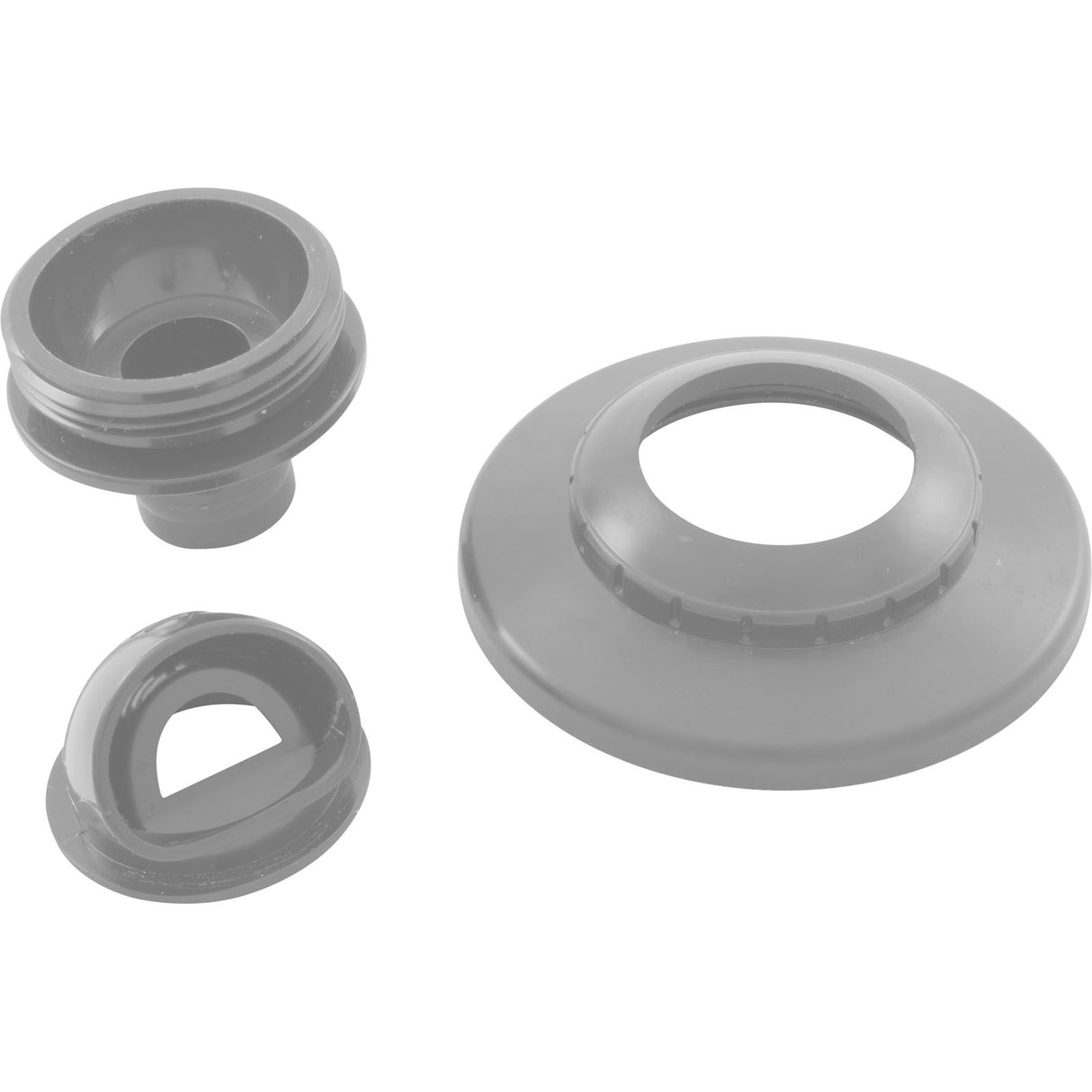 Inlet Fitting, Infusion Vent., 1" Insidr Gluelss, w/Flg, LtGry : VRFSAF1LG - Infusion Pool Products -  - All Pool Parts