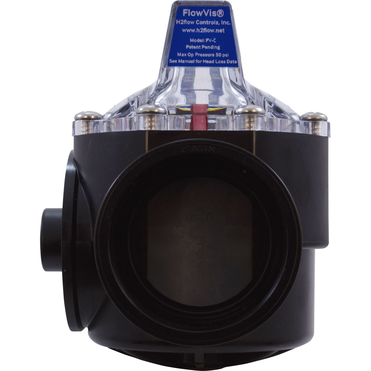 Flow Meter/Check Valve, FlowVis, 1 - 1/2”s : FV - C - 15 - H2Flow -  - All Pool Parts