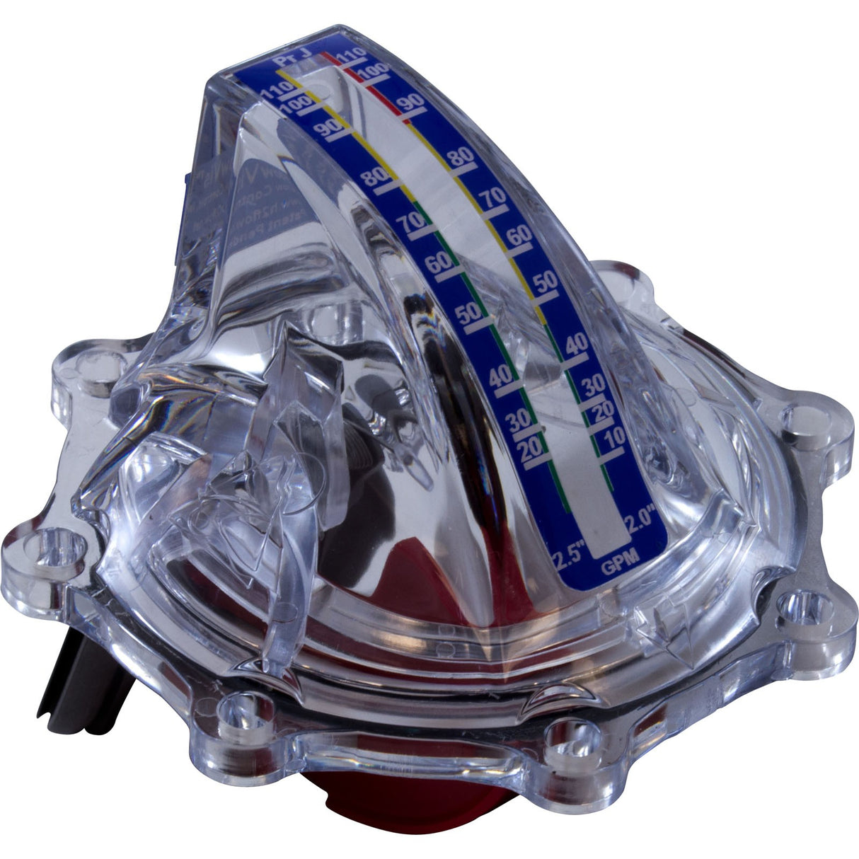 Flow Meter/Check Valve, FlowVis, Jandy/Praher Retro - Fit : FVJ - R - 15 - H2Flow - 641022703120 - All Pool Parts