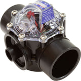 Flow Meter/Check Valve, FlowVis, 2” - 2 - 1/2”spg W/ Safety Flappr : FV - C - S - H2Flow Controls Inc -  - All Pool Parts