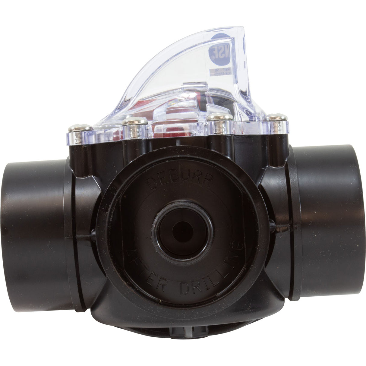 Flow Meter/Check Valve, FlowVis, 2” - 2 - 1/2”spg W/ Safety Flappr : FV - C - S - H2Flow Controls Inc -  - All Pool Parts