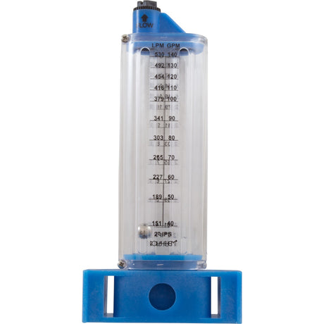 Flowmeter, Rola - Chem Vertical Mount, 2" PVC, 30 - 150 GPM : 570351V - Rola - Chem/Paradise Industries - 757706000680 - All Pool Parts