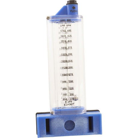 Flowmeter, Rola - Chem Side Mount, 4" PVC, 125 - 500 GPM : 570381S - Rola - Chem/Paradise Industries - 757706000840 - All Pool Parts