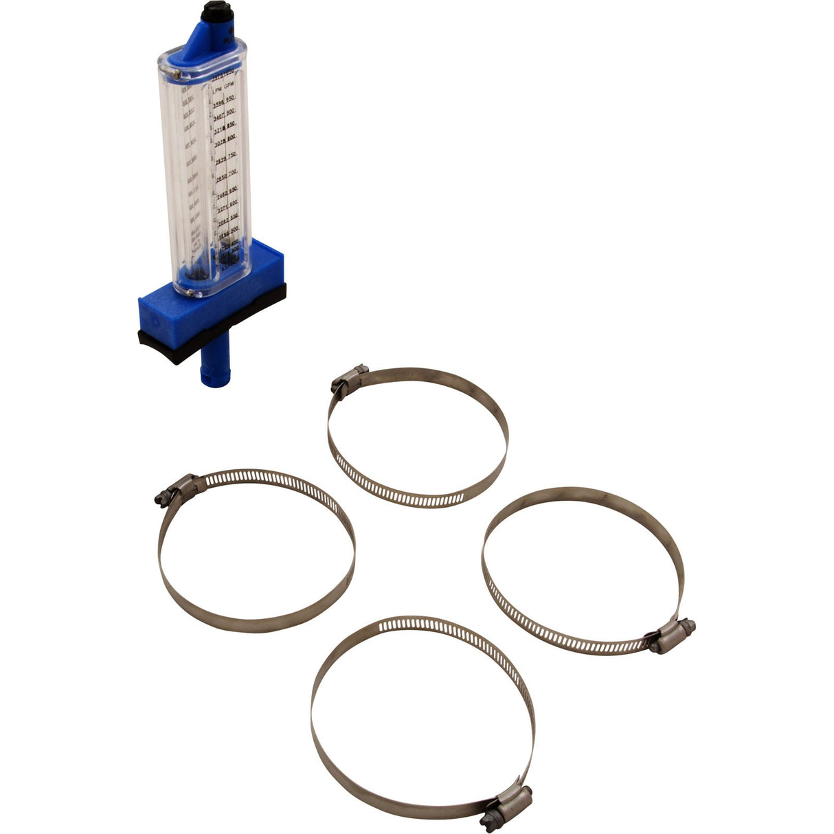 Flowmeter, Rola - Chem Top Mount, 6" PVC, 250 - 1050 GPM : 570391T - Rola - Chem/Paradise Industries - 757706000888 - All Pool Parts