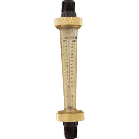 Flow Meter, Pentair, 2 - 16 gpm, 3/4" Nylon Thd End, Small Body : LDF359N - Pentair - 788379505882 - All Pool Parts
