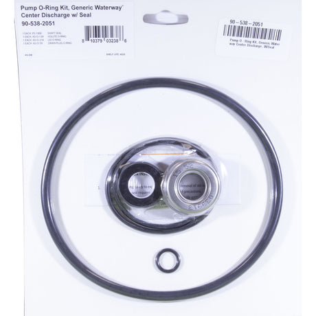 Pump O - Ring Kit, Generic Waterway Center Discharge, W/Seal : - Generic - 810379032386 - All Pool Parts