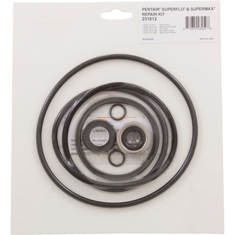Pump O - Ring Kit, Generic SuperFlo/SuperMax, w/Seal : - Generic - 810379032508 - All Pool Parts