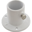 Deck Flange, Perma Cast, For Ladder, 1 - 1/2", White/Aluminum : PF - 2115 - L - Perma - Cast LLC -  - All Pool Parts