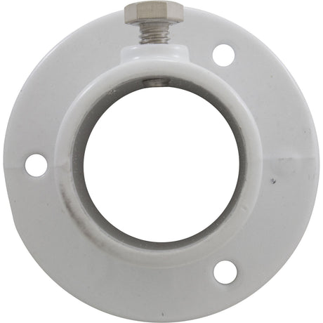 Deck Flange, Perma Cast, For Ladder, 1 - 1/2", White/Aluminum : PF - 2115 - L - Perma - Cast LLC -  - All Pool Parts