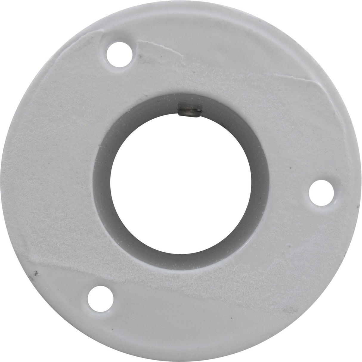 Deck Flange, Perma Cast, For Ladder, 1 - 1/2", White/Aluminum : PF - 2115 - L - Perma - Cast LLC -  - All Pool Parts