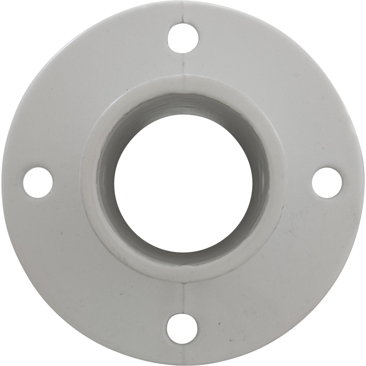Deck Flange, Perma Cast, For Slide, 1.9", White/Aluminum : PF - 3119 - A - Perma - Cast LLC -  - All Pool Parts