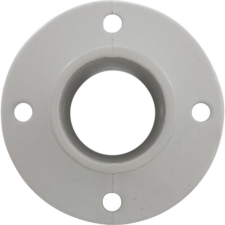 Deck Flange, Perma Cast, For Slide, 1.9", White/Aluminum : PF - 3119 - A - Perma - Cast LLC -  - All Pool Parts