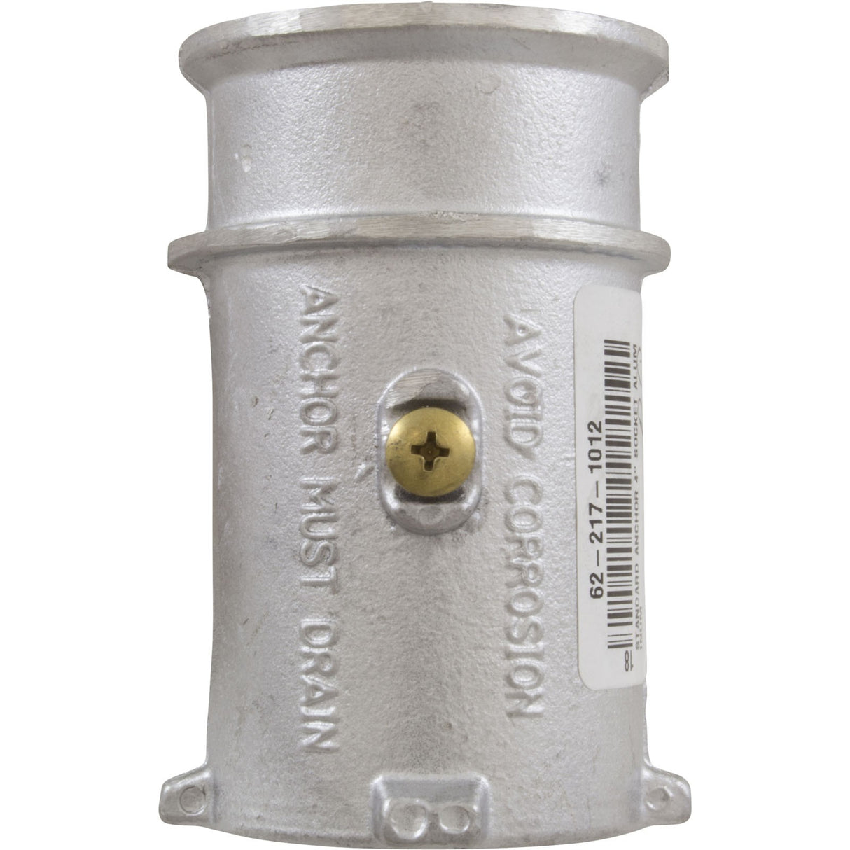 Anchor Socket, Perma Cast, Aluminum, 1.9" Rail, 4" : PS - 4019 - C - Perma - Cast LLC -  - All Pool Parts