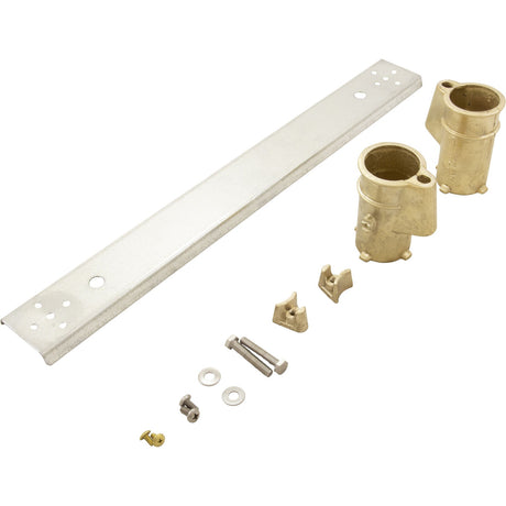 Anchor Socket Channel, Perma Cast, 4" Bronze, For 1.9" Tube : PC - 4020 - BC - Perma - Cast LLC -  - All Pool Parts