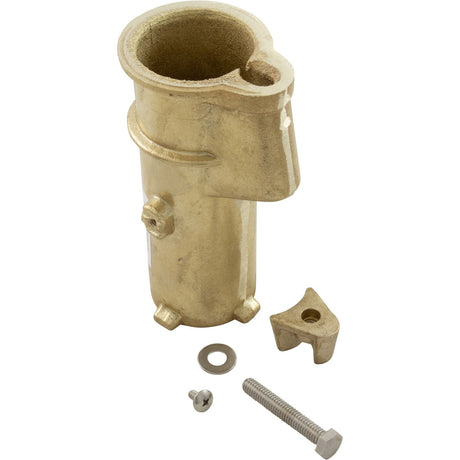 Anchor Socket, Perma Cast, 6" Bronze, 1.9" Dia., w/PW - 6C Wedge : PS - 6019 - BC - Perma - Cast LLC - 812163030110 - All Pool Parts