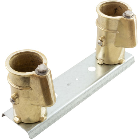 Anchor Socket Channel, Perma Cast, 8" Bronze, w/ PS - 4019 - BC : PC - 4008 - BC - Perma - Cast LLC - 812163030097 - All Pool Parts