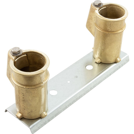 Anchor Socket Channel, Perma Cast, 8" Bronze, w/ PS - 4019 - BC : PC - 4008 - BC - Perma - Cast LLC - 812163030097 - All Pool Parts