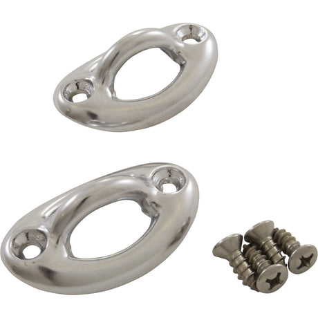 Rope Eye, 2 Pack, Perma Cast, 2" Coping Mount, Oval : PI - 70 - Perma - Cast LLC -  - All Pool Parts