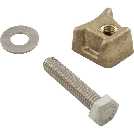 Wedge Assembly, Perma Cast, 1 - 1/2" Bolt, Brass : PW - Perma - Cast LLC -  - All Pool Parts