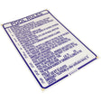 Sign, Pool Rules, North Carolina, 24" x 36" : R234100 - Pentair - 788379008307 - All Pool Parts