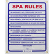 Sign, Spa Rules, 18" x 24" : R230300 - Pentair - 788379007935 - All Pool Parts