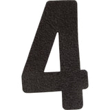 Depth Marker, Number 4, Black : ADM - B 4 - Armco -  - All Pool Parts