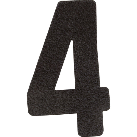 Depth Marker, Number 4, Black : ADM - B 4 - Armco -  - All Pool Parts