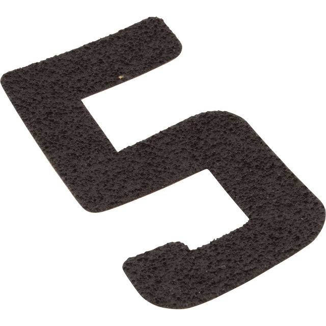 Depth Marker, Number 5, Black : ADM - B 5 - Armco -  - All Pool Parts