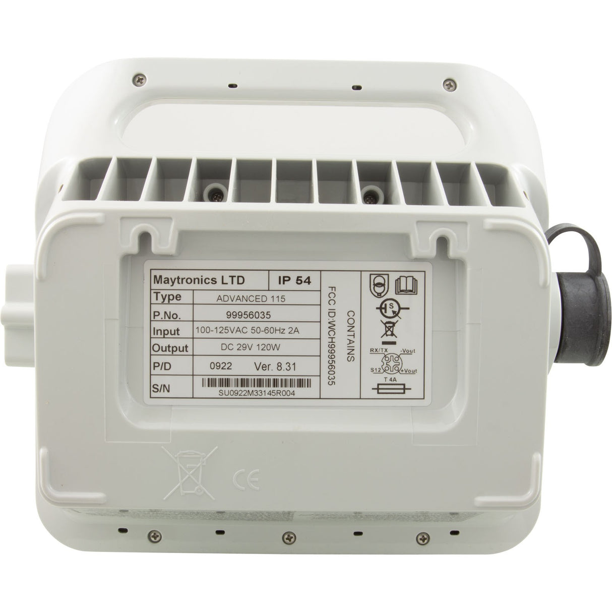 Power Supply, Maytronics Dolphin Cleaners, 115v, PS Advanced : 99956035US - F1 - Maytronics - 724131499501 - All Pool Parts