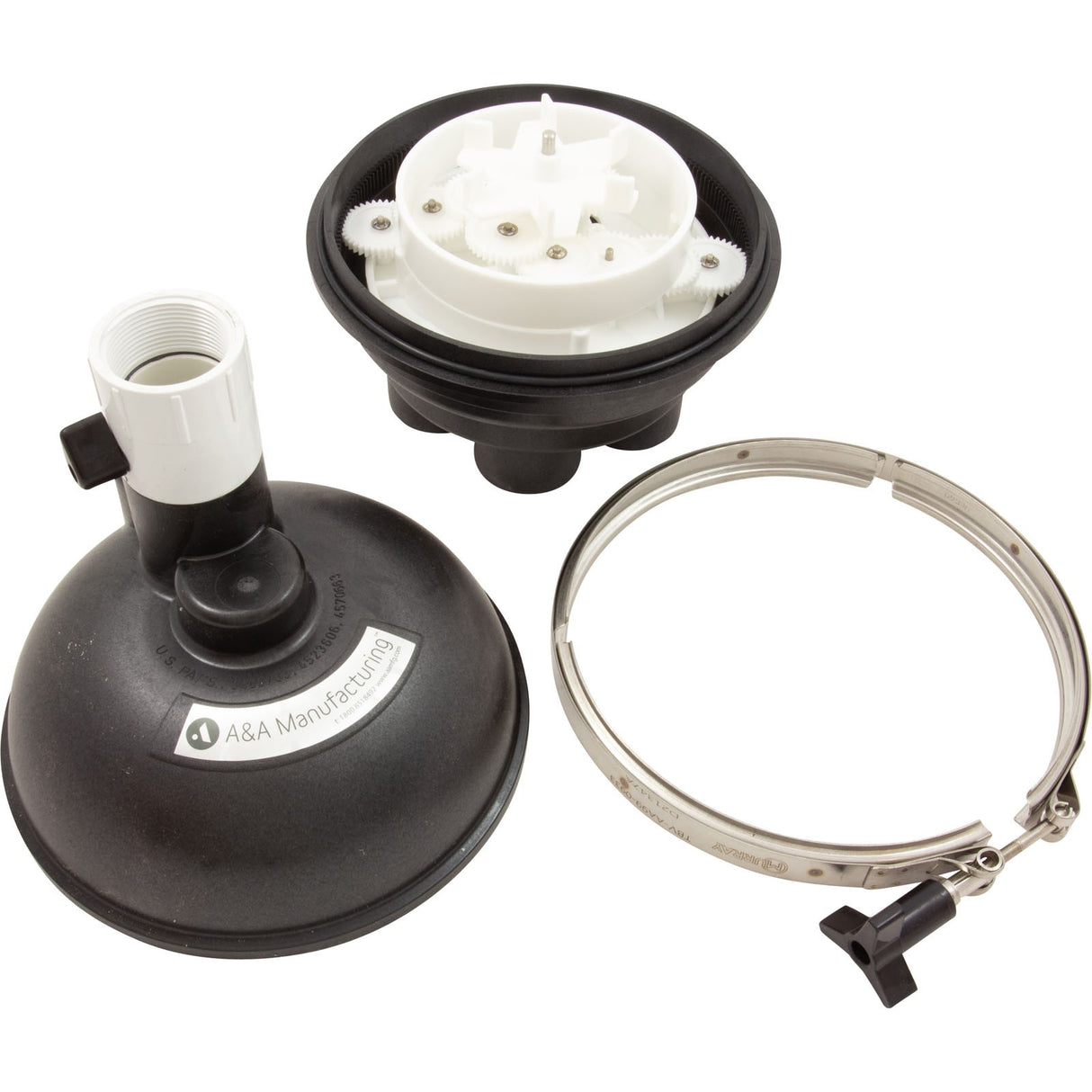 T - Valve Complete, A&A Manufacturing, 5 Port, 1 - 1/2" : 225570 - A&A Manufacturing -  - All Pool Parts