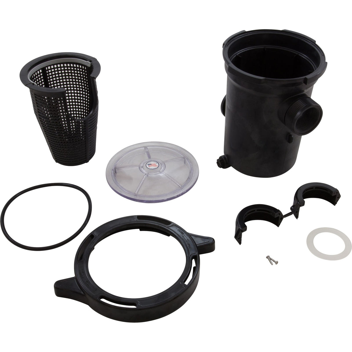 Trap Assy, WW, 6", 2"Union x 1 - 1/2"mbt/fpt, New Version 2pc lid : 310 - 6500 - Waterway - 806105063687 - All Pool Parts