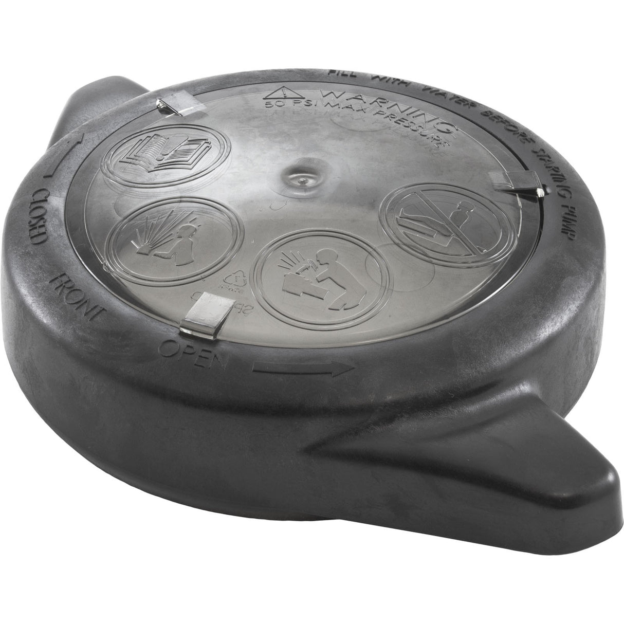 Trap Lid, Hayward Max - Flo SP2700X, with O - Ring : SPX2700DLS - Hayward - 610377058988 - All Pool Parts