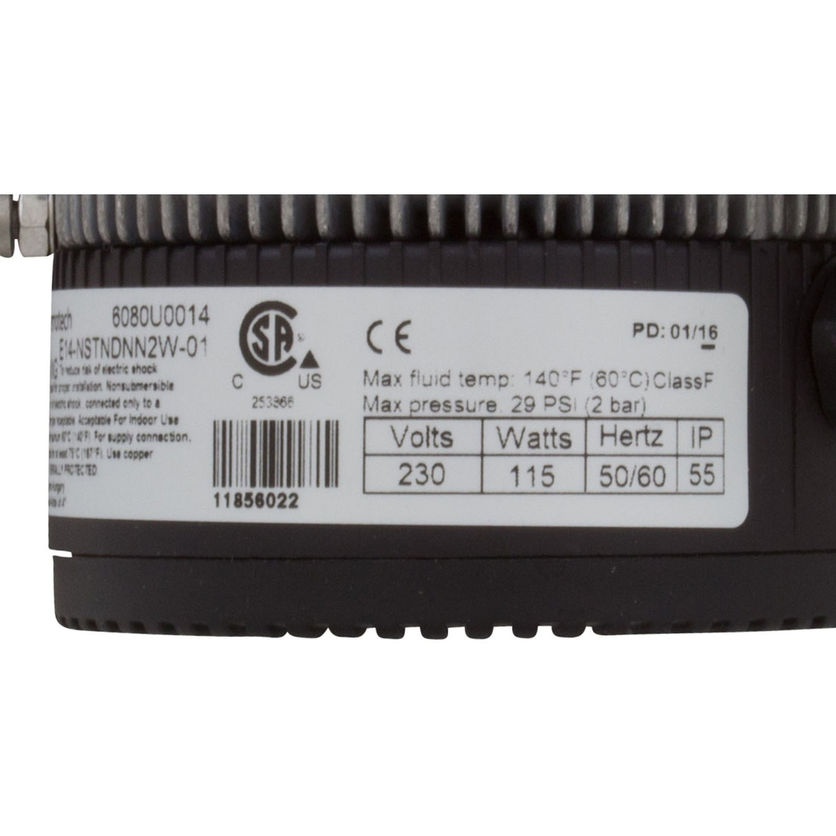 Pump, Circ, Laing E - 14, 230v, 1 - 1/2"mbt, 4ft Amp Cord, OEM : LMB07102983 - Laing/Xylem - 733886733488 - All Pool Parts