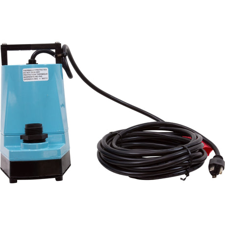 Pump, Submersible, Little Giant 5 - MSP, 1/6hp, 115v, 1"fpt, 25ft : 505025 - Little Giant / Franklin -  - All Pool Parts